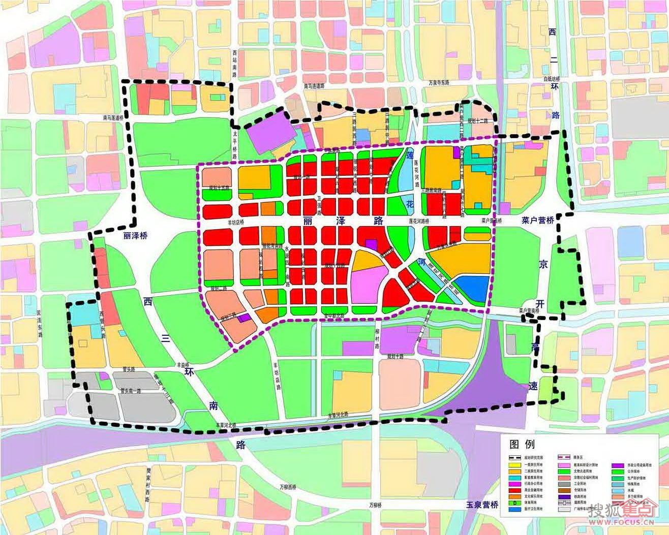 丽泽商务区最新规划图，未来城市新引擎亮相